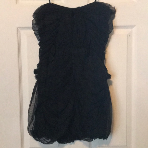 Elizabeth and James strapless dress black tulle - Picture 4 of 5